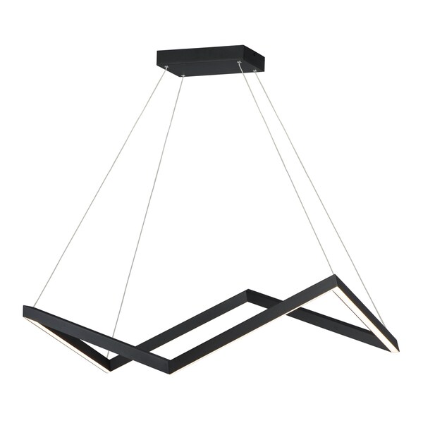 Et2 Stealth 1-Light 33" Wide Black Linear Pendant E30576-BK - main